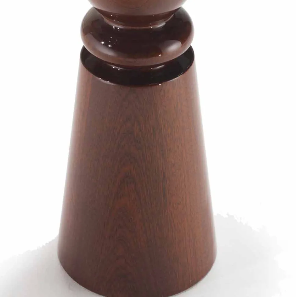 Tavolino di design con piano decoro in ottone, diametro 45 cm, Sanni