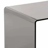 Tavolino fumé design moderno 50x50cm Terry Big, made in Italy
