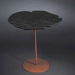 Tavolino in legno moderno rovere tinto moka Andy