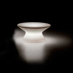 Tavolino Luminoso da Esterno in Polipropilene con LED Made in Italy - Desmond