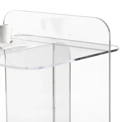 Tavolino Moderno da Soggiorno in Plexiglass Made in Italy - Ariel