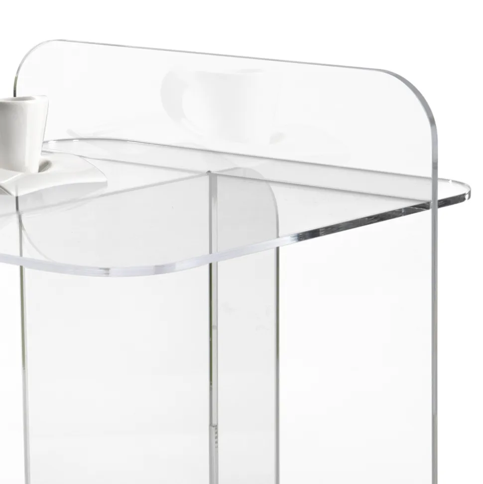 Tavolino Moderno da Soggiorno in Plexiglass Made in Italy - Ariel