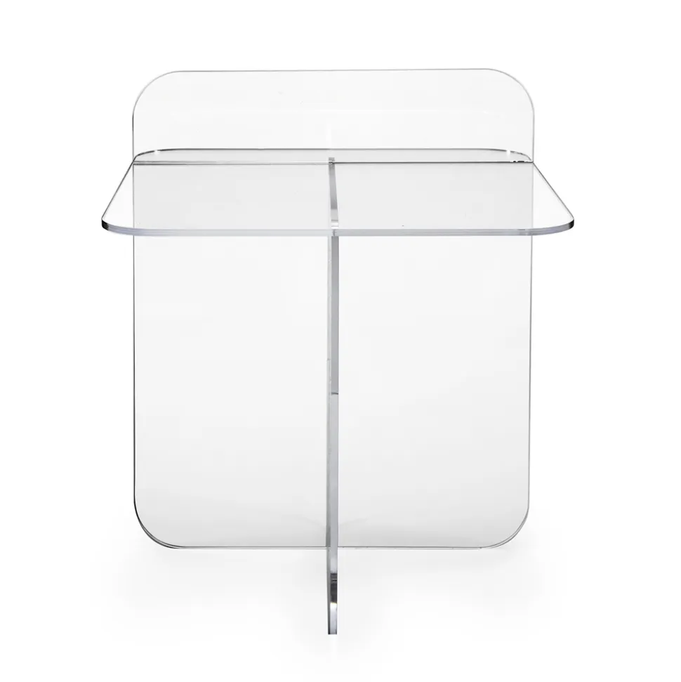 Tavolino Moderno da Soggiorno in Plexiglass Made in Italy - Ariel