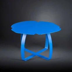 Tavolino moderno in metallo tagliato a laser forma di fiore Andy