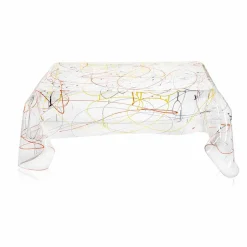 Tavolino moderno in plexiglass multicolor made in Italy, Asia