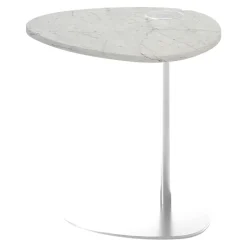 Tavolino per Salotto in Metallo e Marmo di Marquinia, Design di Lusso - Yassine
