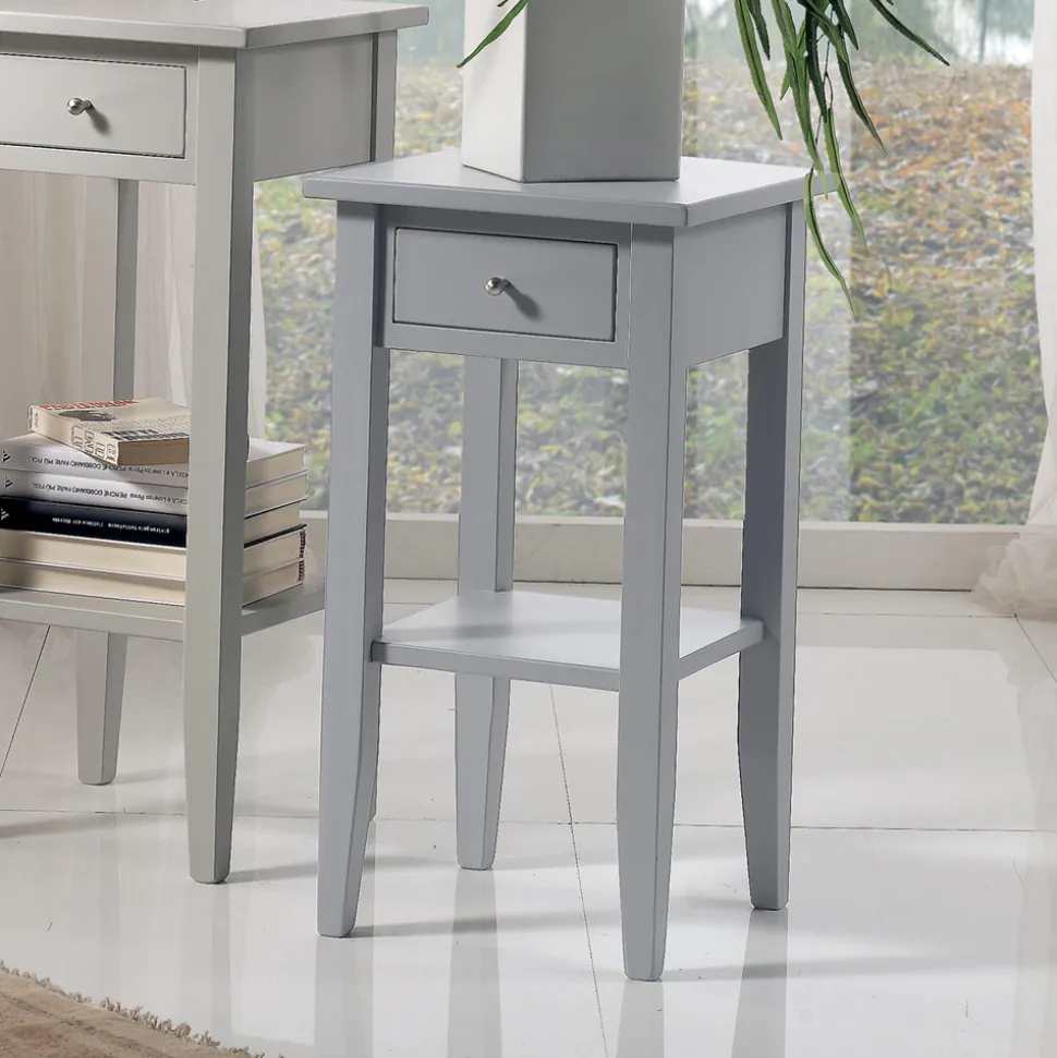 Tavolino Quadrato con Ripiano Quadrato in Diverse Altezze Made in Italy - Apus