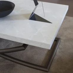 Tavolino Trasformabile in Tavolo da Pranzo in Legno Made in Italy - Aikido