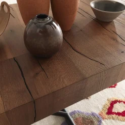 Tavolino Trasformabile in Tavolo Metallo e Legno Made in Italy - Polaris