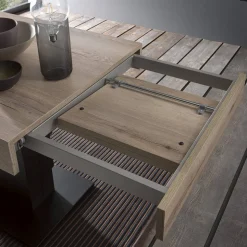 Tavolino Trasformabile in Tavolo da Pranzo in Legno Made in Italy - Polar