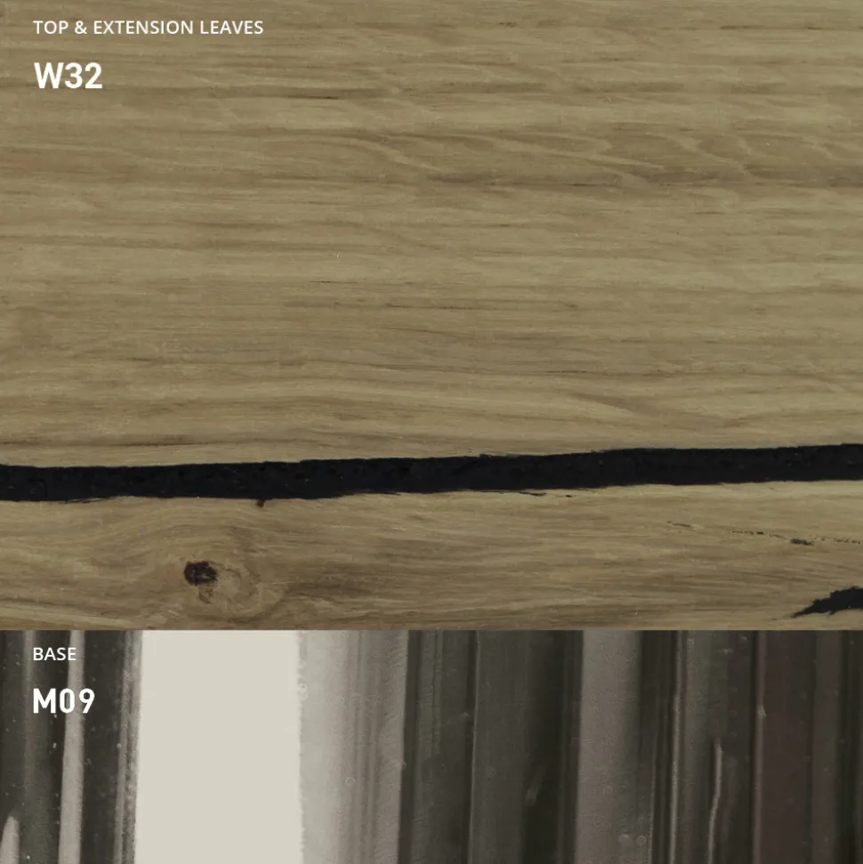 Tavolino Trasformabile Moderno in Metallo e Legno Made in Italy - Universe