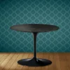 Tavolino Tulip Eero Saarinen H 41 in Ceramica Somnia Made in Italy - Scarlet