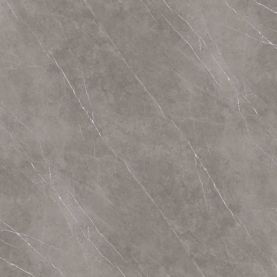 Tavolino Tulip Saarinen Ovale H 41 in Ceramica Pietra Grey Made in Italy - Scarlet