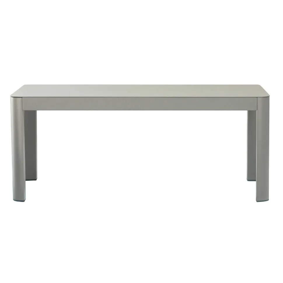 Tavolino 100x55 cm da Giardino in Alluminio di Diverse Finiture - Topolino