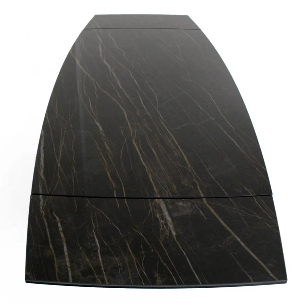 Tavolo Allugabile a 276 cm in Ceramica Noir Desir Made in Italy - Equatore