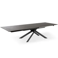 Tavolo Allungabile a 270 cm con Piano in HPL e Base in Alluminio - Cerca