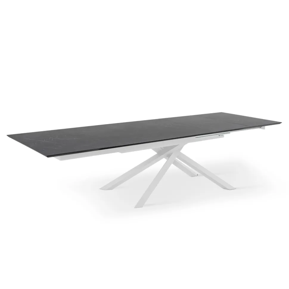 Tavolo Allungabile a 270 cm con Piano in HPL e Base in Alluminio - Cerca