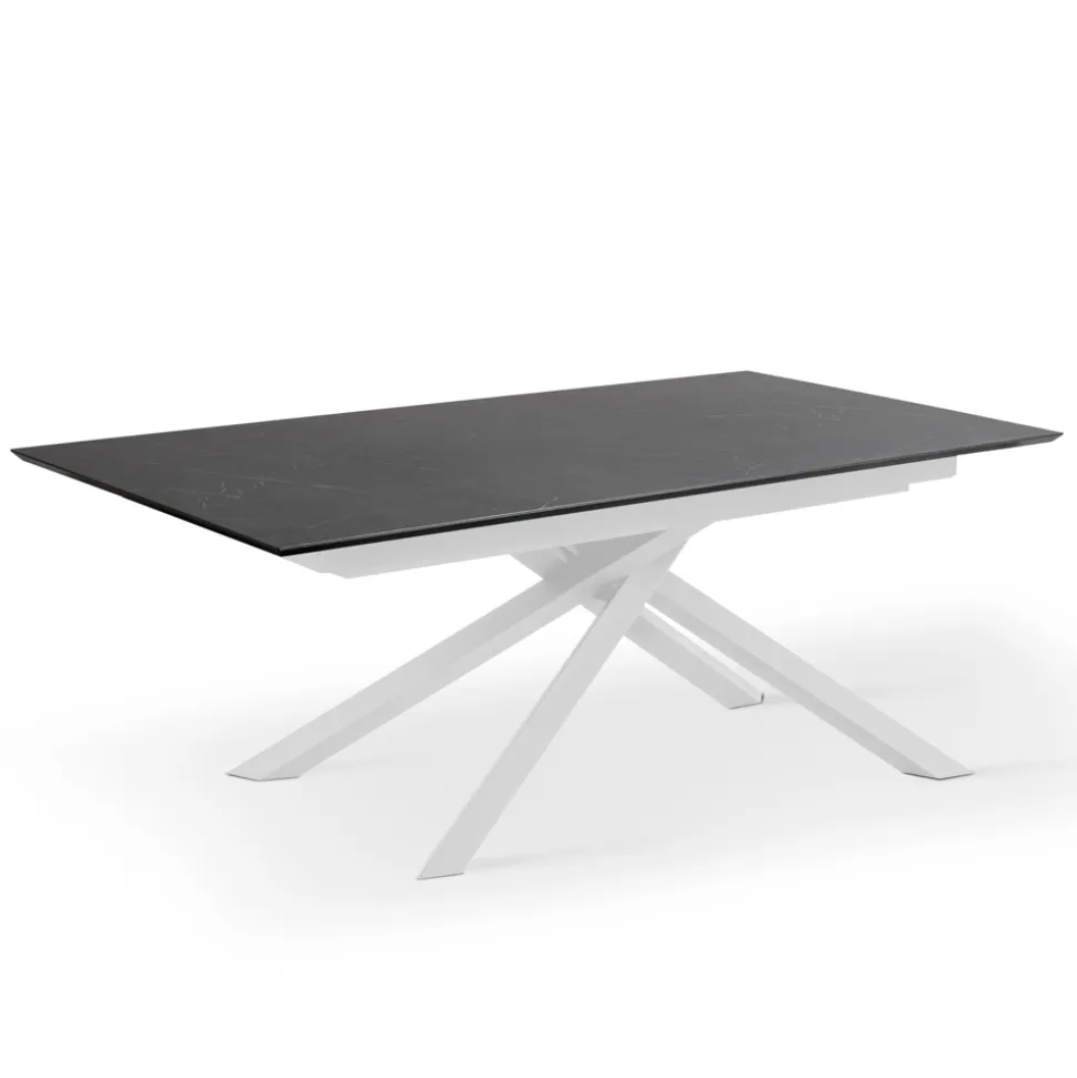Tavolo Allungabile a 270 cm con Piano in HPL e Base in Alluminio - Cerca