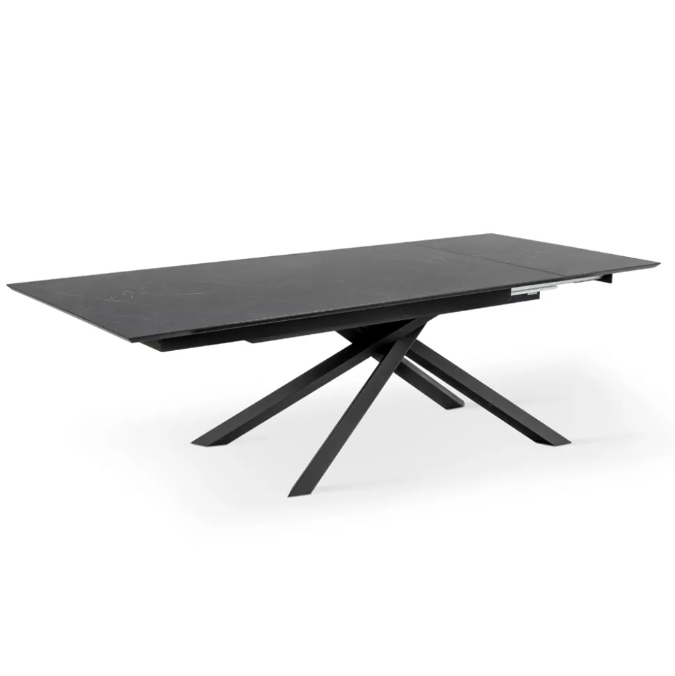Tavolo Allungabile a 270 cm con Piano in HPL e Base in Alluminio - Cerca