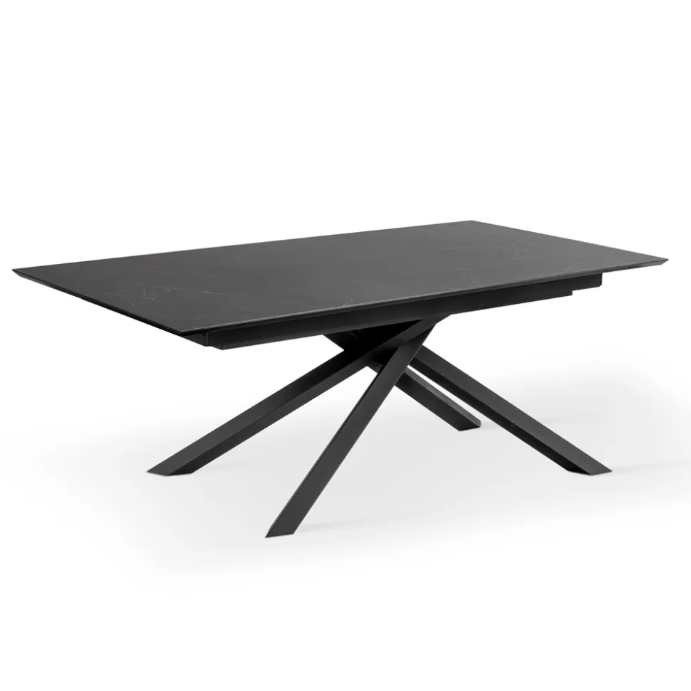 Tavolo Allungabile a 270 cm con Piano in HPL e Base in Alluminio - Cerca