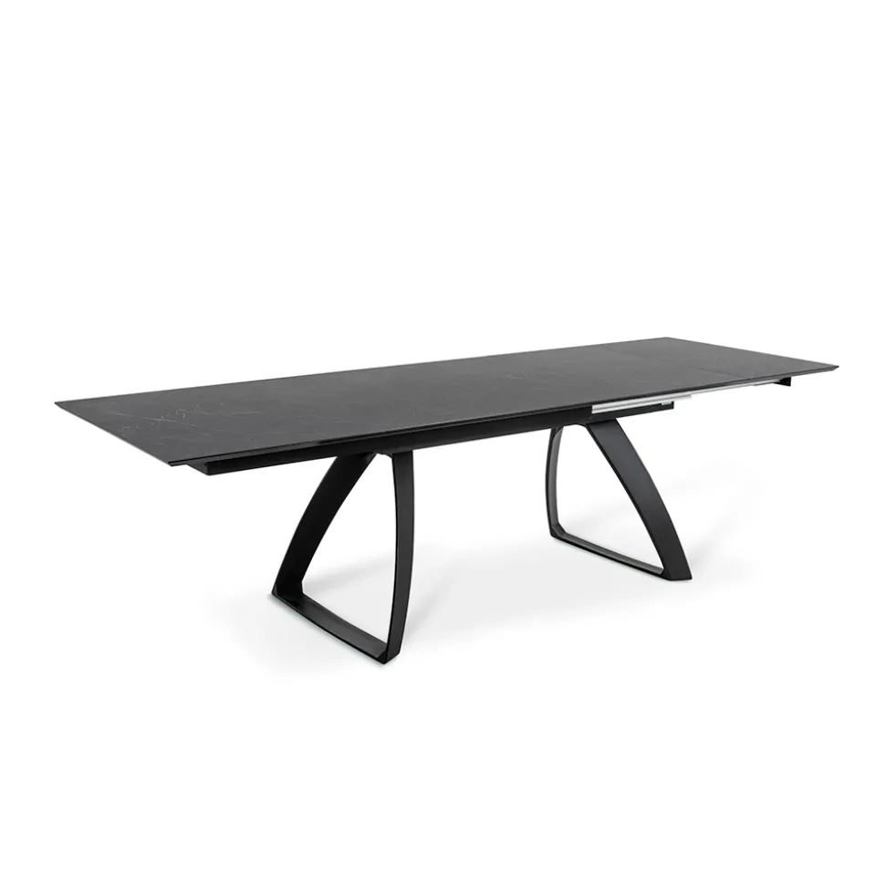 Tavolo Allungabile a 270 cm con Piano in HPL e Base in Alluminio - Villongo