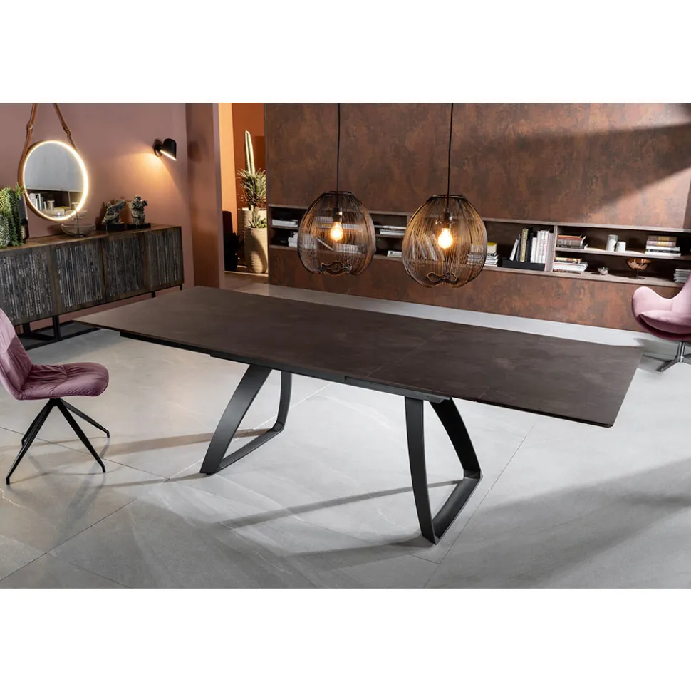 Tavolo Allungabile a 270 cm con Piano in HPL e Base in Alluminio - Villongo