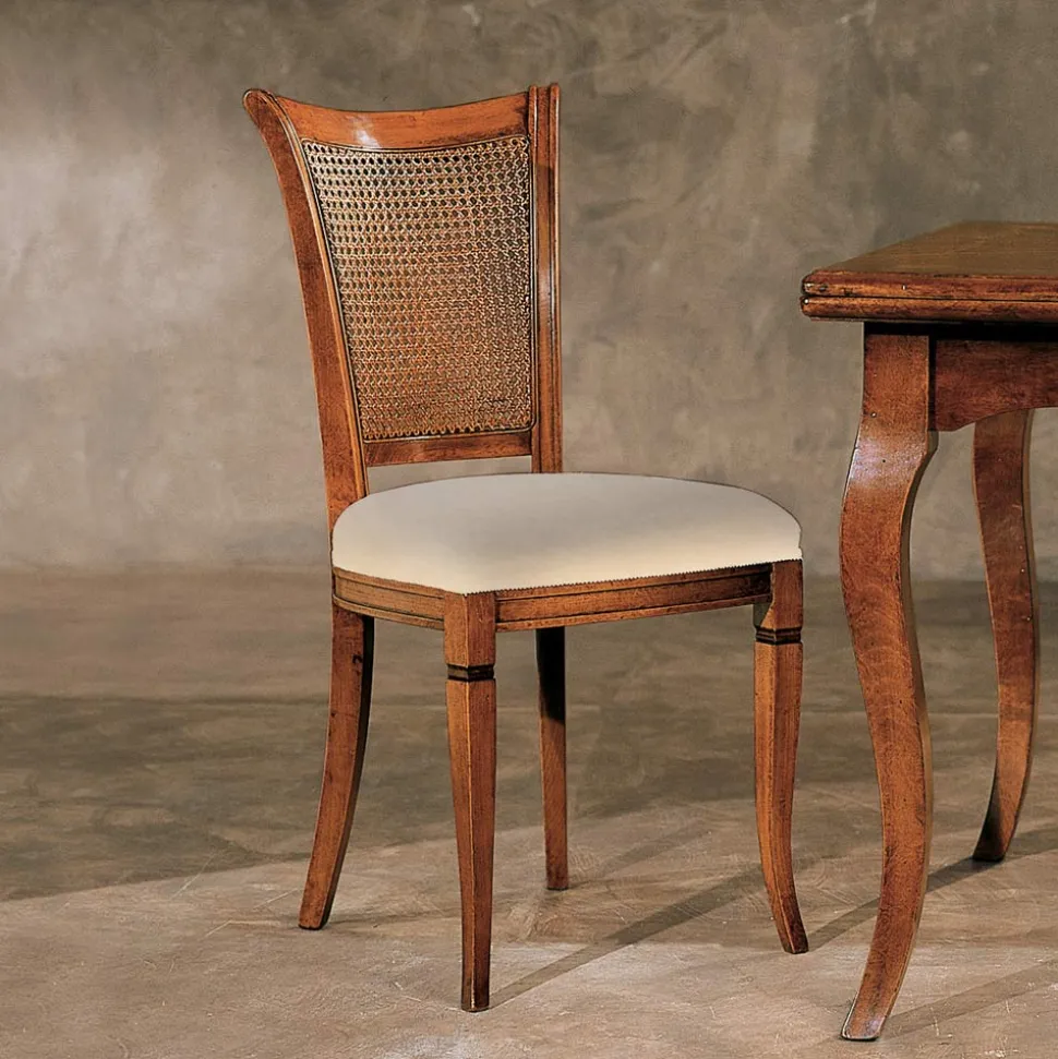 Tavolo Allungabile a 200 cm con 4 Sedie in Legno Bassano Made in Italy - Ambra