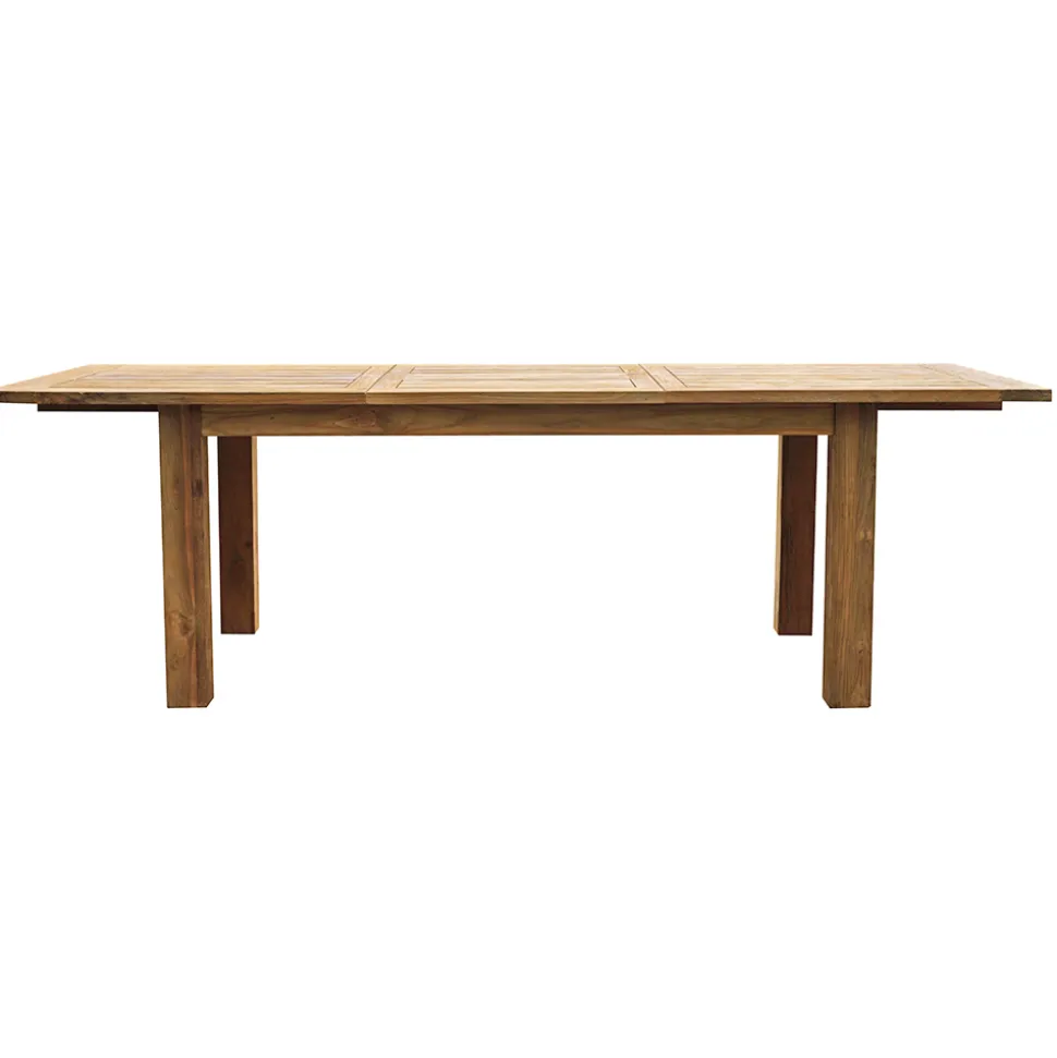 Tavolo Allungabile a 250 cm da Esterno Realizzato in Teak Riciclato - Felce