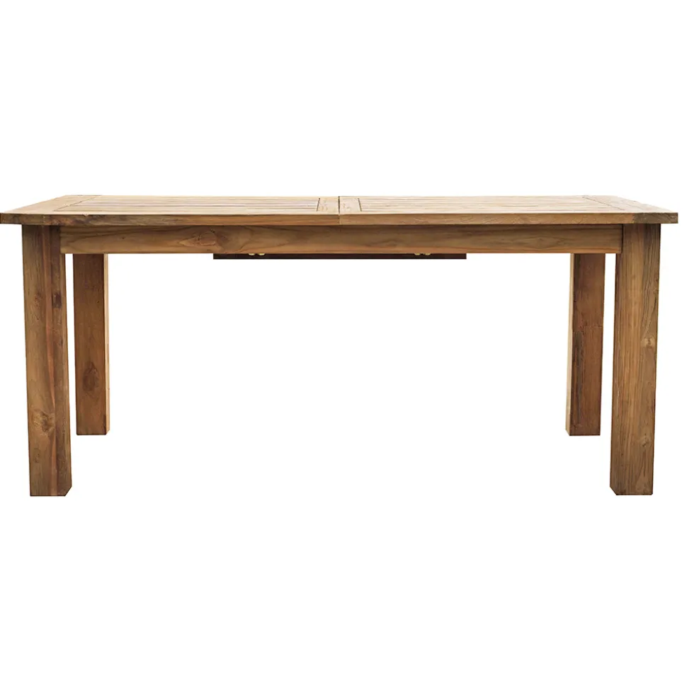 Tavolo Allungabile a 250 cm da Esterno Realizzato in Teak Riciclato - Felce