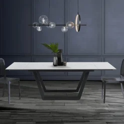 Tavolo Allungabile a 240 cm in Acciaio Grigio - Bonito