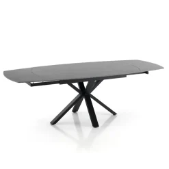 Tavolo Allungabile a 210 cm in Acciaio e Ceramica - Bavosa