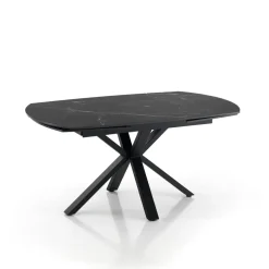 Tavolo Allungabile a 210 cm in Acciaio e Ceramica - Bavosa