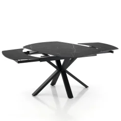 Tavolo Allungabile a 210 cm in Acciaio e Ceramica - Bavosa