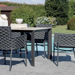 Tavolo Allungabile a 276 cm in Alluminio Effetto Legno - Orava