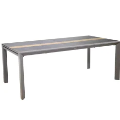 Tavolo Allungabile a 300 cm in Alluminio con Inserto in HPL - Righello
