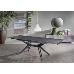 Tavolo Allungabile a 240 cm in Ceramica e Metallo - Bouquet