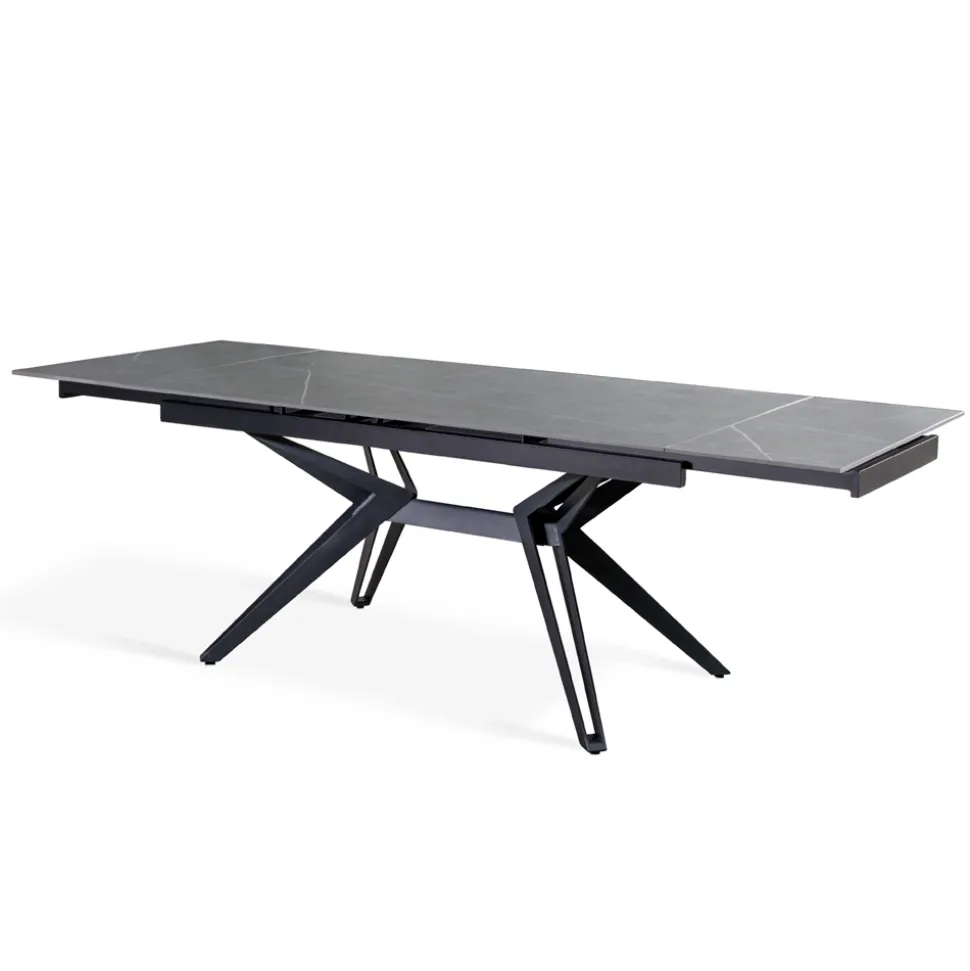 Tavolo Allungabile a 240 cm in Ceramica e Metallo - Bouquet