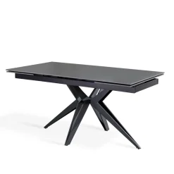 Tavolo Allungabile a 240 cm in Ceramica e Base in Metallo - Bouquet