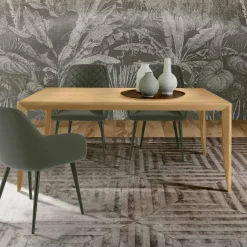Tavolo Allungabile 180 a 240 cm in Legno Listellare di Frassino - Modula