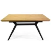 Tavolo Allungabile a 180 cm in MDF Effetto Legno con Venatura in Rilievo - Schiuma