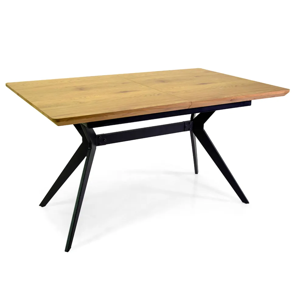 Tavolo Allungabile a 180 cm in MDF Effetto Legno con Venatura in Rilievo - Schiuma