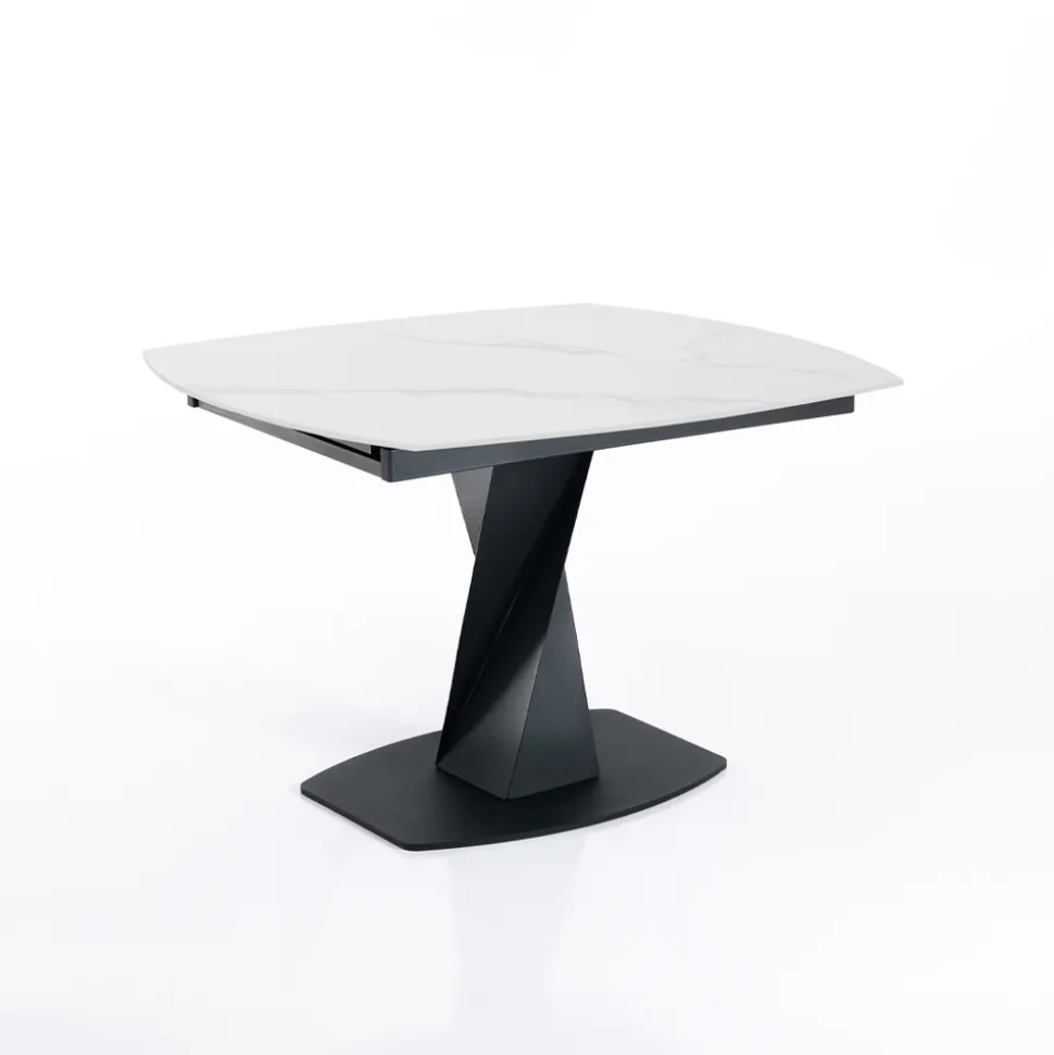 Tavolo Allungabile a 165 cm in Metallo e Ceramica - Boccanera