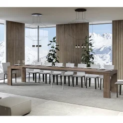 Tavolo Allungabile a 440 cm in Microparticelle di Legno Made in Italy - Albero