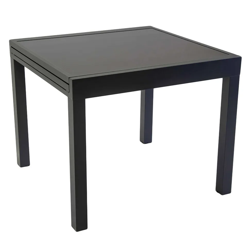 Tavolo Allungabile a 180 cm o 220 cm con Piano in Vetro Temprato - Cartellina