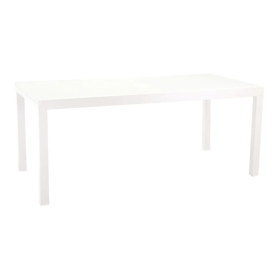Tavolo Allungabile a 180 cm o 220 cm con Piano in Vetro Temprato - Cartellina