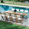 Tavolo Allungabile a 240 cm per il Giardino Realizzato in Legno di Acacia - Sereno
