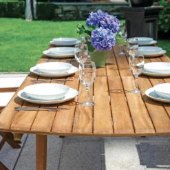 Tavolo Allungabile a 240 cm per il Giardino Realizzato in Legno di Acacia - Sereno