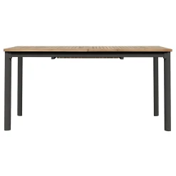 Tavolo Allungabile a Farfalla a 210 cm in Alluminio e Piano in Teak - Incanto