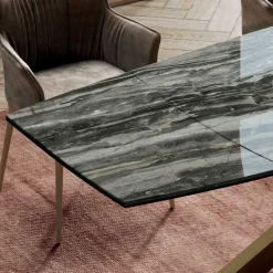 Tavolo Allungabile con Base e Piano in Diverse Finiture Made in Italy - Settimmio