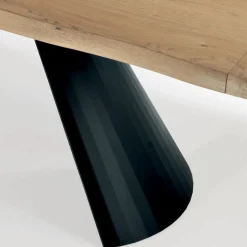 Tavolo Allungabile con Bordo Scortecciato Irregolare Made in Italy - Occhiali